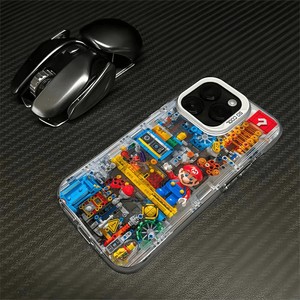 All'ingrosso Legoo Marioes Design Cartoon stampa UV giochi <span class=keywords><strong>Cover</strong></span> per <span class=keywords><strong>iPhone</strong></span> 17 Pro Max 16 15 14 13 12 <span class=keywords><strong>11</strong></span> XR <span class=keywords><strong>Cover</strong></span> posteriore protettiva - Product Image 3