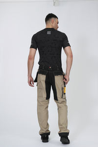 <span class=keywords><strong>Pantaloni</strong></span> da Lavoro Cargo in Cotone per Uomo <span class=keywords><strong>con</strong></span> Tasche e Ginocchiere, Economici e Personalizzabili, Vendita all'Ingrosso - Product Image 6