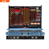 Amplificateur numérique de classe D à châssis court DP 2ch Series 1U, haute puissance 2*2000W-2500W, refroidissement ultra-rapide pour scène, discothèque, bar, spectacle