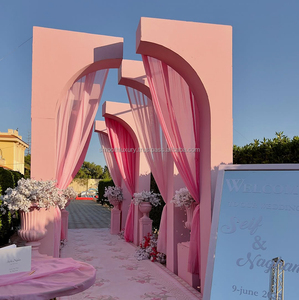 Personnalisé LISSE Moderne & Simple Acrylique Mariage Route Lear Stand Toile de fond Lustre Suspendu Décor pour la Fête - Product Image 2