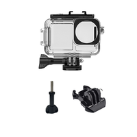 40M Housse étanche pour caméra d'action Boîtier d'accessoires de plongée pour DJI OSMO ACTION 5 Pro 3 4 W/ Cold Shoe