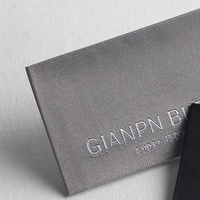 Étiquettes Personnalisées en Satin Doux de Luxe Cousues pour Vêtements Privés, Étiquettes Tissées pour T-shirt, Étiquettes Principales/de Cou pour Vêtements