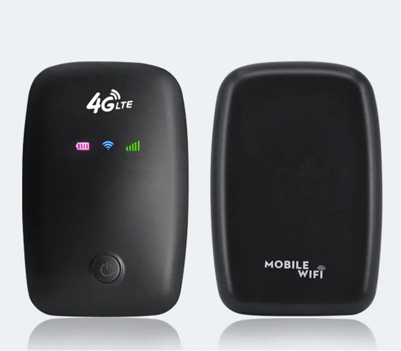 Router Wifi Mini Router Nirkabel 4G Koneksi Multi-pengguna Saku Portabel Hotspot Mobil Wi-fi Router dengan Slot Kartu Sim