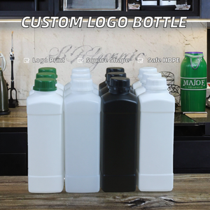 Botella de Plástico Cuadrada Mate de 500 ml y 100 ml con Tapa de Rosca y Logotipo Personalizado para Envasado de Leche - Product Image 2