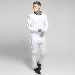 Sweat-shirt pour homme en coton/spandex noir uni pas cher avec logo personnalisé, tissu jersey tricoté pour l'été - Product Image 3