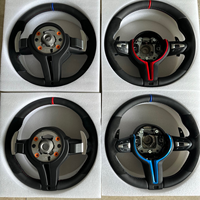 Volant en fibre de carbone avec écran LED et revêtement en cuir pour BMW Série 3 M2 M3 M4 M340i G20 G30 G21 G23 G26 G80 G82 G87 G05 G16