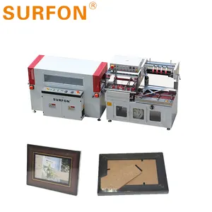 Automatic side sealer heat shrink tunnel machine for fabric panel stable structure mattress roll