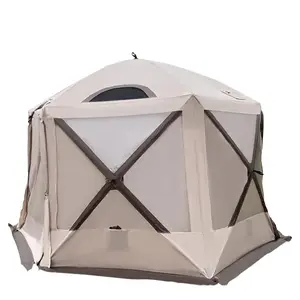 Light luxury outdoor camping waterproof oxford fabric restaurant inflatable tent