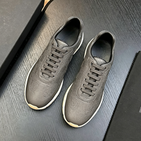 Chaussures plates décontractées de luxe pour hommes en cuir de vachette premium, respirantes et confortables, à enfiler, mocassins d'affaires avec doublure en maille