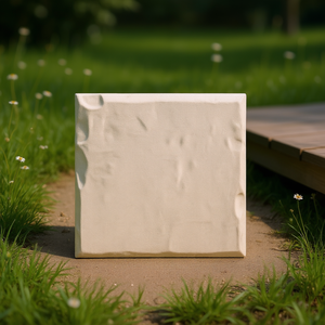 Pavés décoratifs 15,5x15,5 pouces beige avec piquets pour allées et chemins - Product Image 2