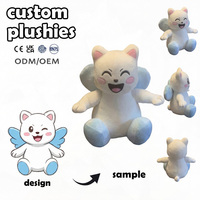 Jouets en peluche personnalisés, poupées, animaux, monstres, chapeaux, décorations de fête, hochets pour bébés, sacs à dos en peluche singe, personnalisables