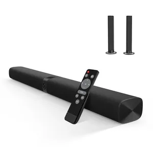 Home Theater System Sound Bars for TV Wired & Wireless Soundbar Bluetooth 5.0 Sound Bar with 4 Speakers and Stereo Sound