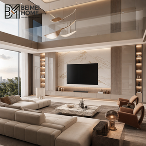 Meuble <span class=keywords><strong>TV</strong></span> industriel sur mesure en bois massif, console avec pieds architecturaux inclinés, <span class=keywords><strong>banc</strong></span> média de salon à profil bas et forte capacité de charge - Product Image 1