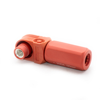 Câble de connexion d'alimentation RTS rouge 8,0 mm, connecteur à angle droit, câble non blindé 50 mm²