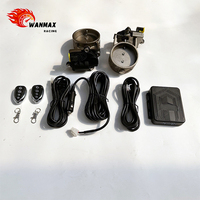 Kit universel de soupape de dérivation électrique 12V en acier inoxydable pour silencieux avec télécommande sans fil