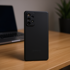 Coque arrière noire en silicone de remplacement pour Samsung Galaxy A52 4G 5G - Product Image 3