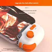 Pegangan Ponsel Profesional Tipe-C Rocker Gamepad Joystick Gaming Trigger Dengan Port Pengisian Daya untuk IOS Android