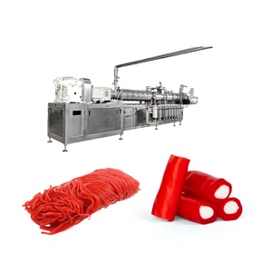 Vente en gros Halal coloré Tie Sour Candy Réglisse Gummy Belts Cartoon Strawberry Sweet Fruity Goût Chewy Texture Sacs en vrac Nouveau - Product Image 1