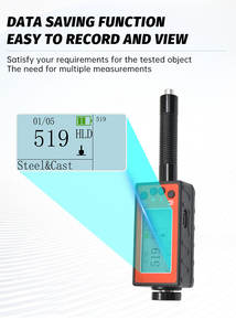 Metal alaşımları için yüksek hassasiyetli manuel dijital kalem tipi LEB Rockwell sertlik test cihazı - Product Image 5