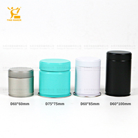 Personalisierte Logo Weiße Matcha-Tee Luftdichte Blechdose Umweltfreundliche Kleine Metallpulverdosen mit Schraubverschluss OEM/ODM 20g 30g 50g für Lebensmittel