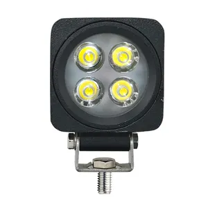 Fábrica 12V 24V LED Spotlight farol 2 polegadas 12W mini levou luz de trabalho para carro motocicleta trator barco Off Road 4WD