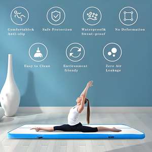 <span class=keywords><strong>Tapis</strong></span> <span class=keywords><strong>de</strong></span> gymnastique aquatique <span class=keywords><strong>gonflable</strong></span> en PVC transfrontalier, équipement <span class=keywords><strong>de</strong></span> protection pour la <span class=keywords><strong>gym</strong></span>, la danse, les arts martiaux et l'entraînement aux retournements, brossé - Product Image 2