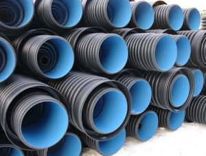 Tubo de Drenagem Corrugado de Plástico HDPE Preto de Grande Diâmetro 700mm, Preços de Tubos de Drenagem de 16 Polegadas - Product Image 2