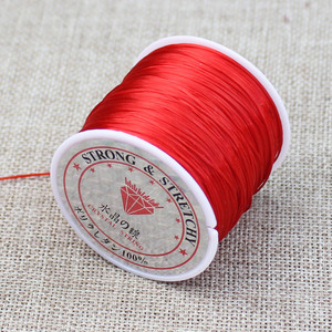 Crystal String Nylon <b>Elastic</b> <b>Cord</b> 0.3mm Strong Stretchy For Jewelry Making Beading Supplies - Product Image 1