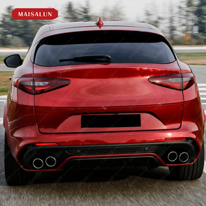 Kit de carrocería de Material PP de alta calidad MAISALUN, parachoques trasero para <span class=keywords><strong>Alfa</strong></span> <span class=keywords><strong>Romeo</strong></span> <span class=keywords><strong>Stelvio</strong></span>, accesorios para automóviles, parachoques trasero - Product Image 2