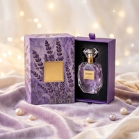 Boîte cadeau parfum, type tiroir, en carton gaufré, emballage rigide avec matériaux recyclés, finition mate, boîte vide universelle