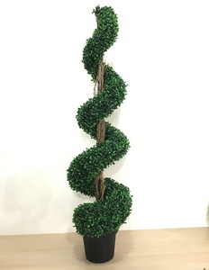Hot bán nhân tạo gỗ Hoàng Dương Xoắn Ốc topiary cây nhựa trang trí mô hình từ Trung Quốc Nhà Máy Giá - Product Image 2