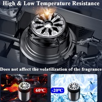 Parfum de voiture Gel solide Désodorisant de voiture Parfum frais Efficace Éliminant les odeurs Baume de parfum Rotatif Réglable Parfums