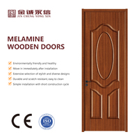 Porte en bois massif stratifié mélaminé, design moderne, intérieur en mélamine, étanche et insonorisée