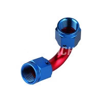 SUMEICHI Prix d'usine Coupleurs pivotants femelles à 120 degrés AN6 AN8 AN10 AN12 Raccords de tuyauterie universels pivotants évasés femelles