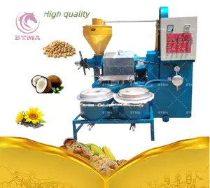 BTMA Black Oil Process Oil Filter Machine Automatic Olive Press To Edible Avocado Oil Make Full Machine