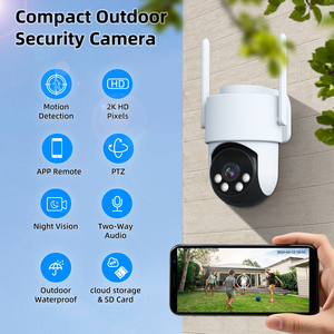 <span class=keywords><strong>Camera</strong></span> an ninh ngoài trời băng tần kép 2K HD với phát hiện con người ai hỗ trợ lưu trữ cục bộ và đám mây - Product Image 2