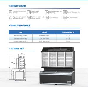 <span class=keywords><strong>Congelador</strong></span> Combinado <span class=keywords><strong>Vertical</strong></span> a <span class=keywords><strong>Precio</strong></span> de Fábrica, <span class=keywords><strong>Vitrina</strong></span> Horizontal para Alimentos Congelados, <span class=keywords><strong>Congelador</strong></span> Combinado Integrado - Product Image 3