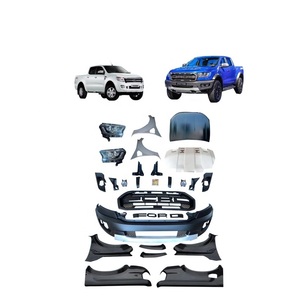 MAICTOP <span class=keywords><strong>Kit</strong></span> de mise à niveau d'accessoires de voiture de bonne qualité <span class=keywords><strong>Kit</strong></span> de conversion <span class=keywords><strong>Kit</strong></span> de carrosserie <span class=keywords><strong>pour</strong></span> <span class=keywords><strong>Ford</strong></span> <span class=keywords><strong>Ranger</strong></span> 2012-2015 Mise à niveau vers 2018 <span class=keywords><strong>Raptor</strong></span> T8 - Product Image 1