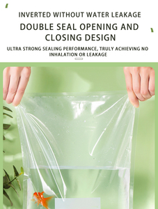 BPA-free vacuum zipper bags with air valves, reusable <b>plastic</b> sandwich freezer vacuum bags for <b>kitchen</b> food storage. - Product Image 5