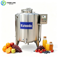 Hete Aanbieding 1000L Melk- en Fruit-sap Pasteuriseermachine Met Koelsysteem