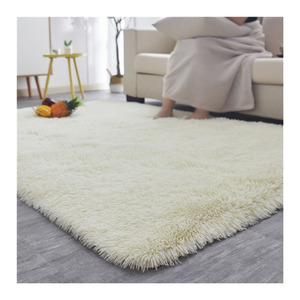 Soggiorno antiscivolo colori semplici bellissimi disegni moderni tappeti soffici shaggy grigi tappeti 8ft 150cm x 250cm - Product Image 5