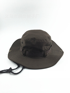 redondo de cuadros de los hombres y las mujeres de senderismo al aire libre pescador sombrero para la venta al por mayor - Product Image 5