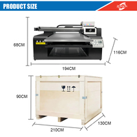 Máquina de Impresión UV DTF de Cama Plana de Alta Calidad 9060uv A1 TX800 con Tinta UV para Carcasas de Teléfono