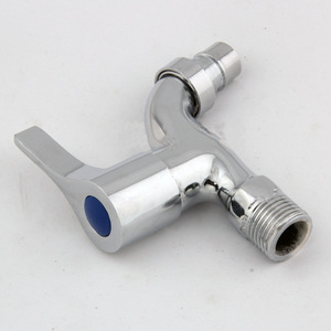 Grifo monomando de sobremesa con válvula de cerámica, cromado, para lavabo de lavandería y lavadora - Product Image 3