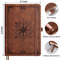 Carnet ligné format A5, carnet de haute qualité, sans transfert d'encre, couverture exquise, bords de pages renforcés