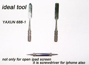 <span class=keywords><strong>YAXUN</strong></span> YX688-1 Palanca de Metal para Reparación de Teléfonos, Herramienta de Apertura con <span class=keywords><strong>Destornillador</strong></span> PH1.2 y Estrella 0.8 para iPhone - Product Image 4