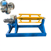 Dérouleur manuel compact à faible coût pour bobines d'acier, machine de déroulage et d'enroulement pour bandes métalliques