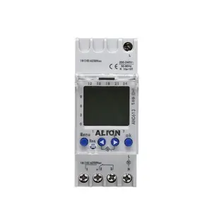 Switch alion ahc613 din rail lcd programmable astronomical time digital time switch 16a 4 years ip 20