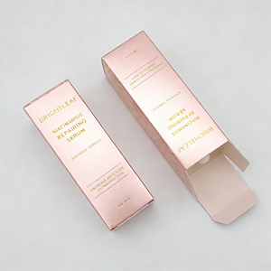 กล่องกระดาษพับได้แบบกำหนดเองสำหรับบรรจุภัณฑ์เครื่องสำอาง ลิปสติก และผลิตภัณฑ์บำรุงผิว - Product Image 1