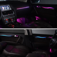 Décoration lumineuse d'ambiance intérieure pour voiture Symphony Led pour Audi Q7 2006-2015, accessoires de bande lumineuse d'ambiance
